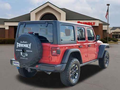 Firecracker Red Clearcoat 2025 Jeep Wrangler 4xe Rubicon