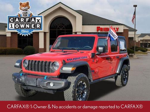 Firecracker Red Clearcoat 2025 Jeep Wrangler 4xe Rubicon