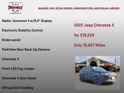 2022 Jeep Cherokee X 4x4