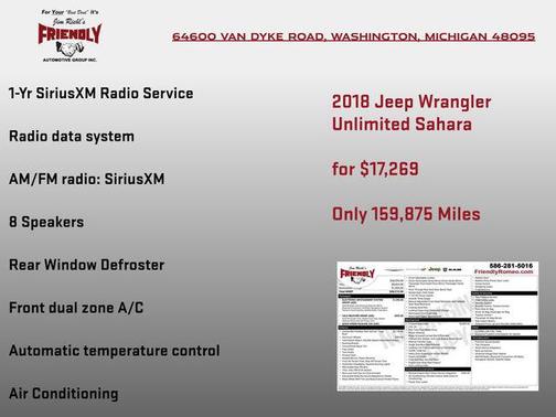 2018 Jeep Wrangler Unlimited Sahara