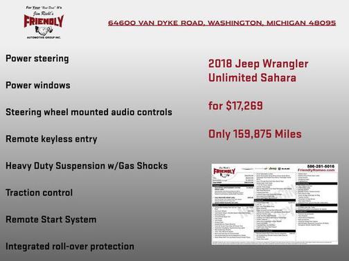 2018 Jeep Wrangler Unlimited Sahara