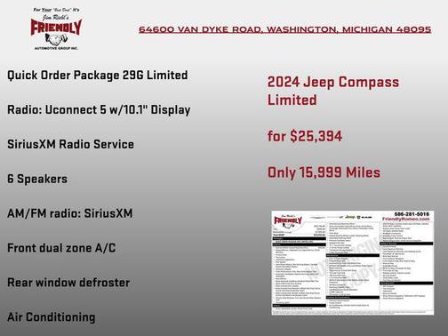 Diamond Black Crystal Pearlcoat 2024 Jeep Compass Limited