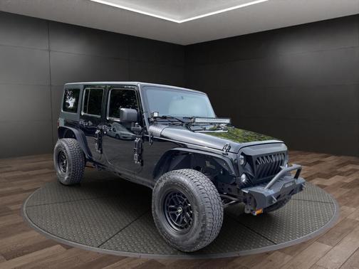 Black 2017 Jeep Wrangler Unlimited Sahara