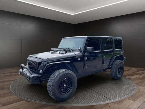 Black 2017 Jeep Wrangler Unlimited Sahara