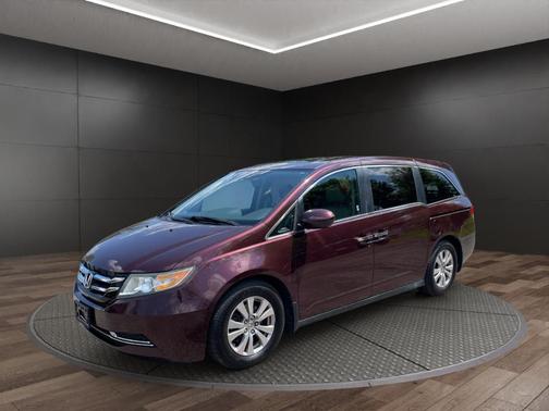 Red 2014 Honda Odyssey EX-L