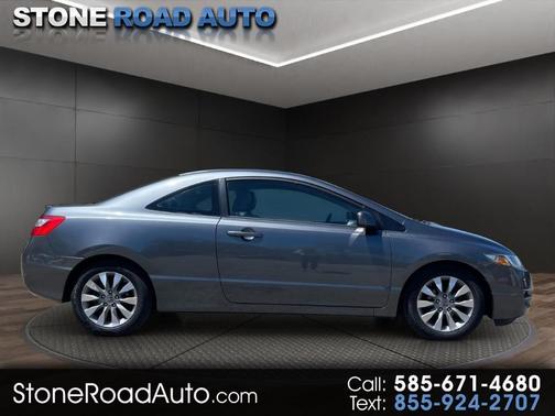 Gray 2009 Honda Civic EX-L