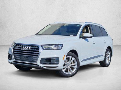 Glacier White M 2019 Audi Q7 55 Premium
