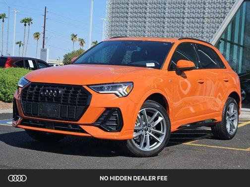 Pulse Orange 2024 Audi Q3 45 S line Premium Plus