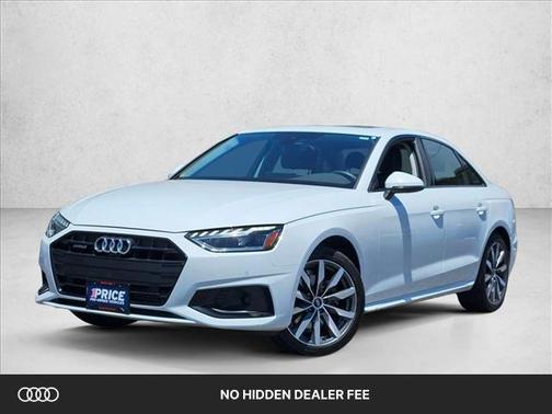 Glacier White Metallic 2023 Audi A4 40 Premium Plus