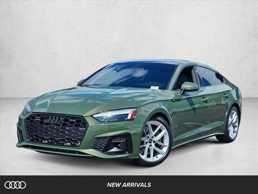 District Green Metallic 2023 Audi A5 Sportback 45 S Line Premium Plus