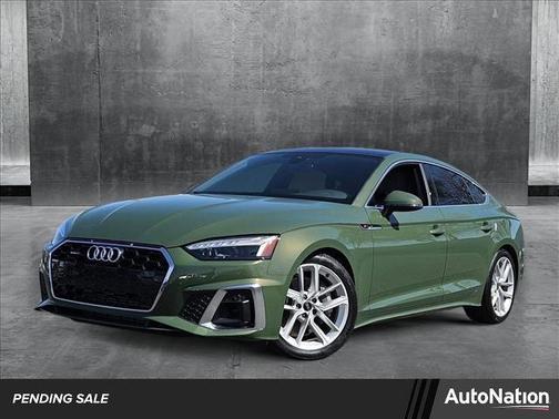 District Green Metallic 2023 Audi A5 Sportback 45 S Line Premium Plus