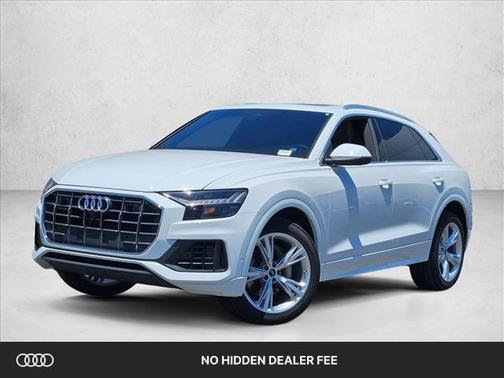 Carrara White 2023 Audi Q8 55 Premium
