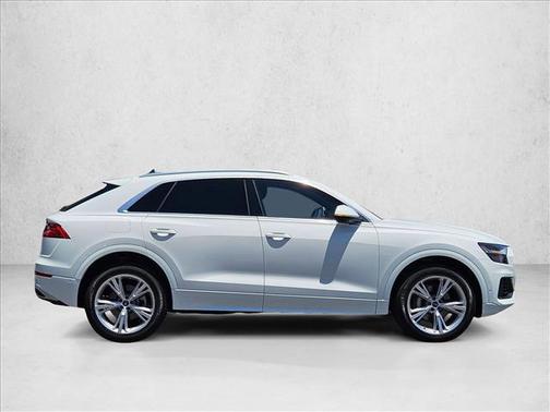 Carrara White 2023 Audi Q8 55 Premium