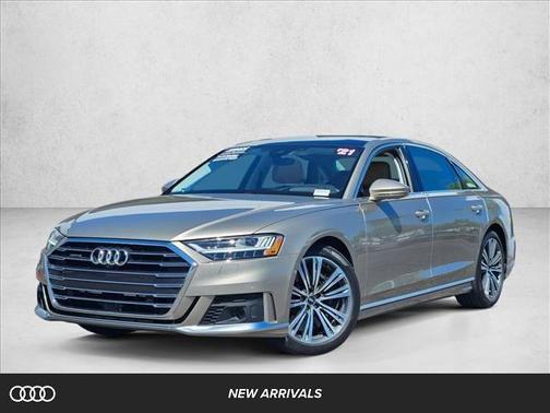 Savannah Beige Metallic 2021 Audi A8 L 60