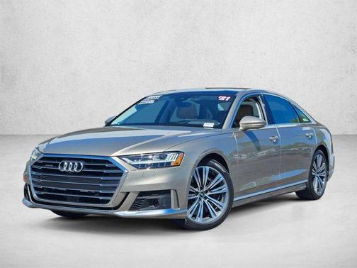 Savannah Beige Metallic 2021 Audi A8 L 60