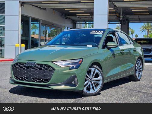 District Green Metallic 2025 Audi A3 Premium