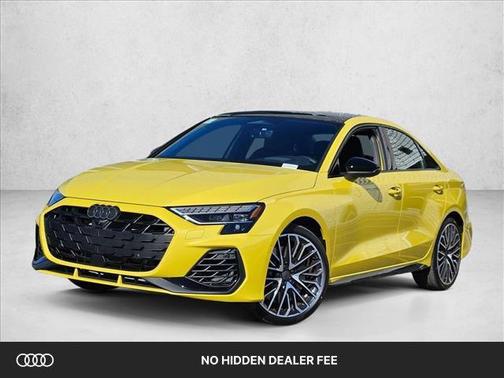 Python Yellow Metallic 2026 Audi S3 TFSI quattro S tronic
