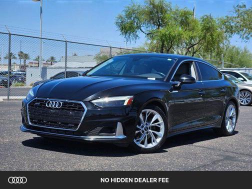 Brilliant Black 2022 Audi A5 Sportback Premium Plus