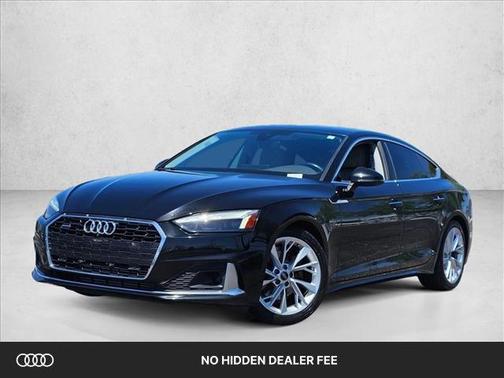 Brilliant Black 2022 Audi A5 Sportback Premium Plus