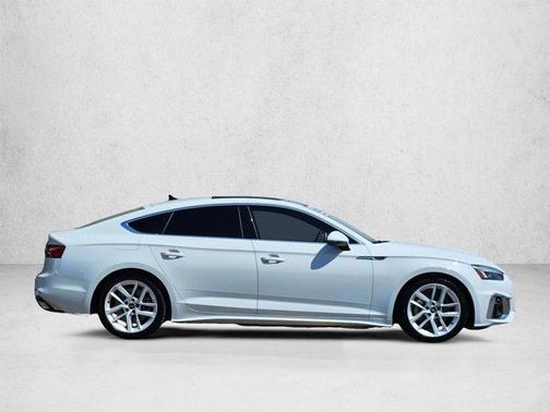 Glacier White Metallic 2023 Audi A5 Sportback 45 S Line Premium