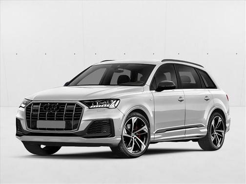 Glacier White Metallic 2023 Audi Q7 55 Prestige