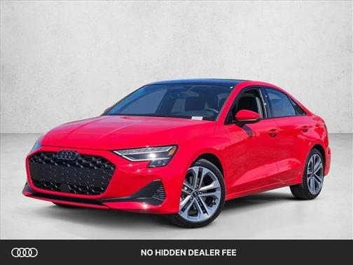 Progressive Red Metallic 2026 Audi A3 Premium