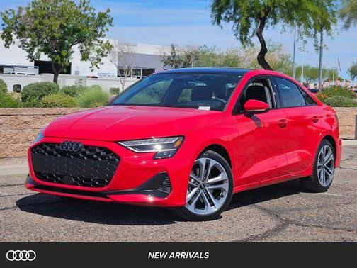 Progressive Red Metallic 2026 Audi A3 Premium