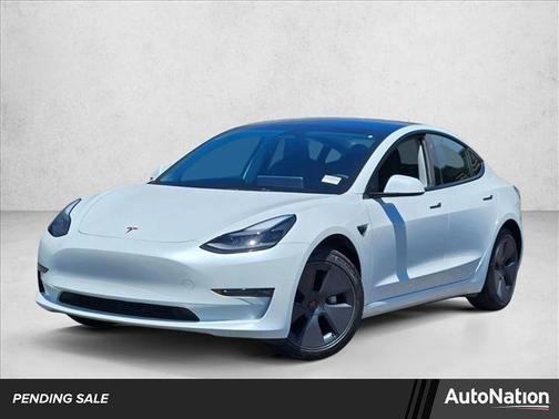 Pearl White Multi-Coat 2023 Tesla Model 3 Long Range