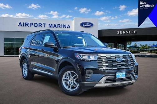 AGATE BLACK METALLIC 2025 Ford Explorer ACTIVE