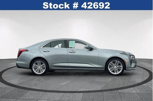 Silver Metallic 2024 Cadillac CT4 PREMIUM LUXURY