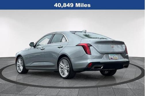 Silver Metallic 2024 Cadillac CT4 PREMIUM LUXURY