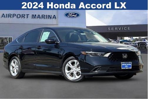 Black 2024 Honda Accord LX