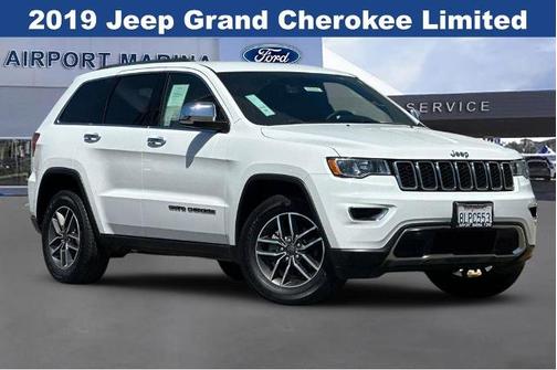 Bright White Clearcoat 2019 Jeep Grand Cherokee LIMITED