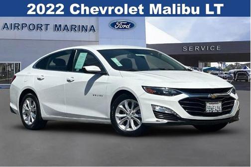 Summit White 2022 Chevrolet Malibu LT W/1LT