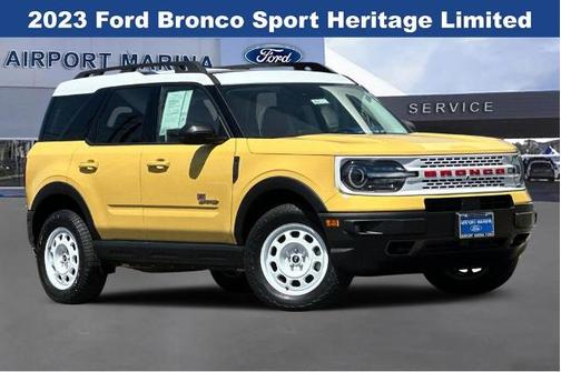 YELLOWSTONE METALLIC 2023 Ford Bronco Sport HERITAGE LIMITED