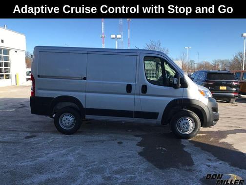 Bright Silver Clearcoat Metallic 2026 RAM ProMaster 1500 Low Roof