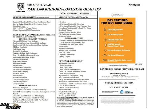 2022 RAM 1500 Big Horn