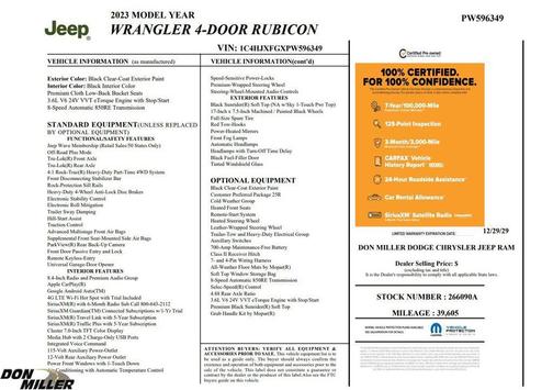 2023 Jeep Wrangler Rubicon