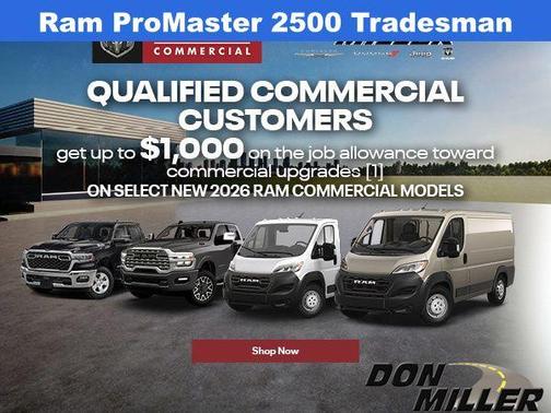 2026 RAM ProMaster 2500 High Roof