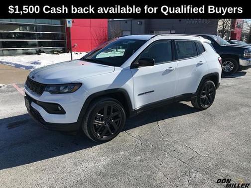 Bright White Clearcoat 2026 Jeep Compass Latitude
