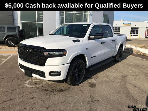 Bright White Clearcoat 2026 RAM 1500 Big Horn