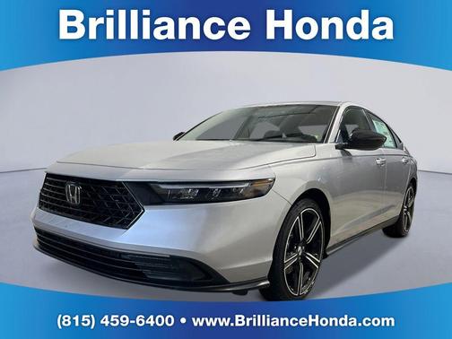 Silver 2026 Honda Accord Hybrid Sport