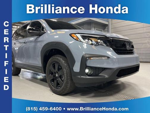 Sonic Gray Pearl 2022 Honda Pilot TrailSport