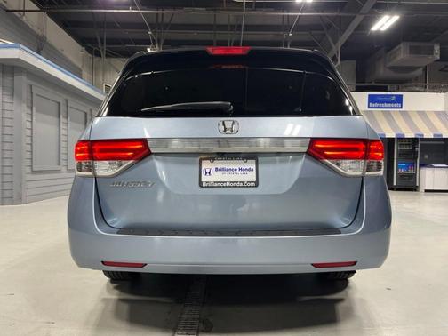 Blue 2014 Honda Odyssey EX-L
