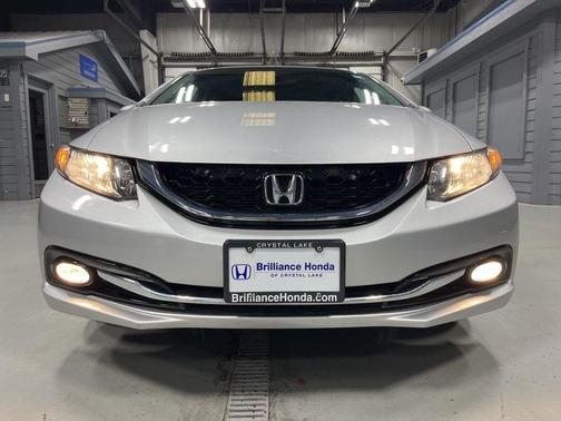 Alabaster Silver Metallic 2015 Honda Civic EX-L