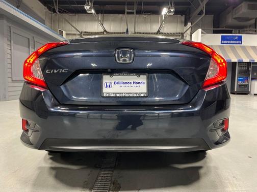 Blue 2017 Honda Civic EX-T