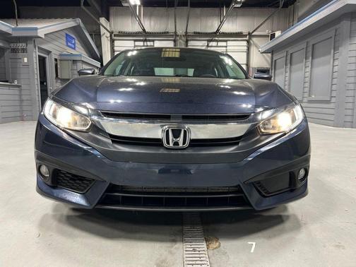 Blue 2017 Honda Civic EX-T