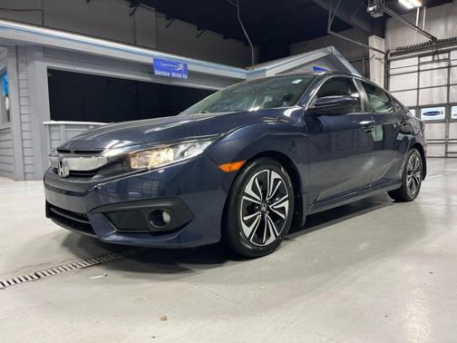 Blue 2017 Honda Civic EX-T
