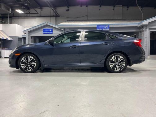 Blue 2017 Honda Civic EX-T