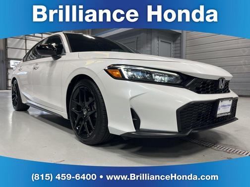 Platinum White Pearl 2026 Honda Civic Sport